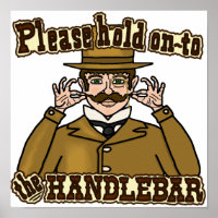 Handlebar Mustache Gentleman