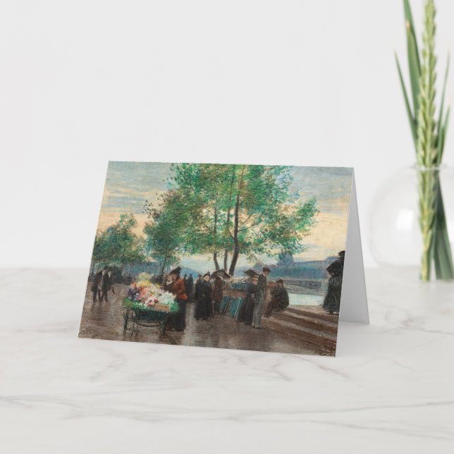 Händler auf der Seine | Victor Gabriel Gilbert Karte (Vorderseite)