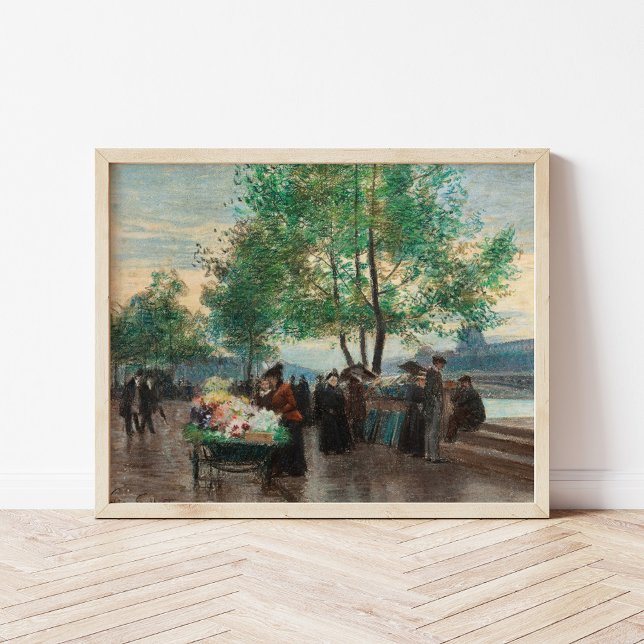 Händler auf der Seine | Victor Gabriel Gilbert Poster (Von Creator hochgeladen)