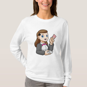 Händler im Poker T-Shirt