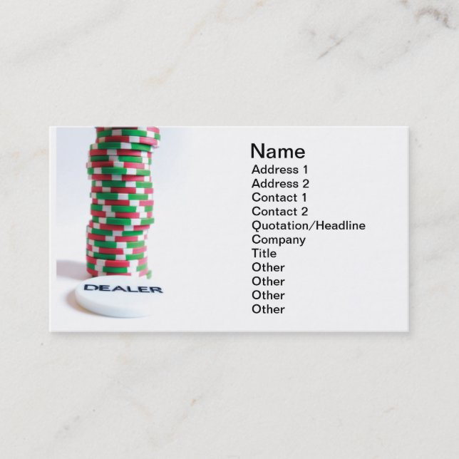 Händler Visitenkarte (Vorderseite)