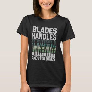 Handles und Messer für die Geschichte T-Shirt