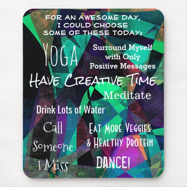 Handliche Selbst-Motivation Erinnerungen für einen Mousepad (Vorne)