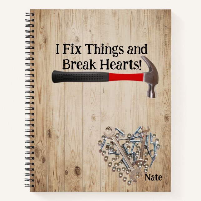 Handliches, benutzerdefiniertes Notebook Notizbuch (Vorderseite)