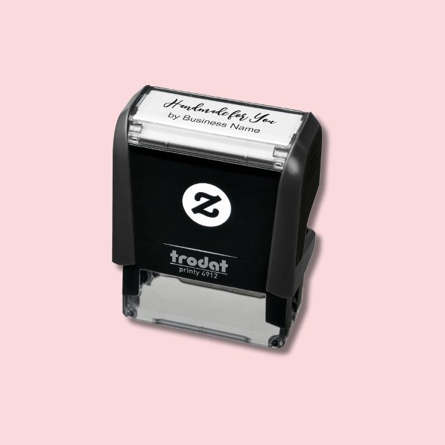 Handling for You by Business Name Text Template Permastempel (Von Creator hochgeladen)