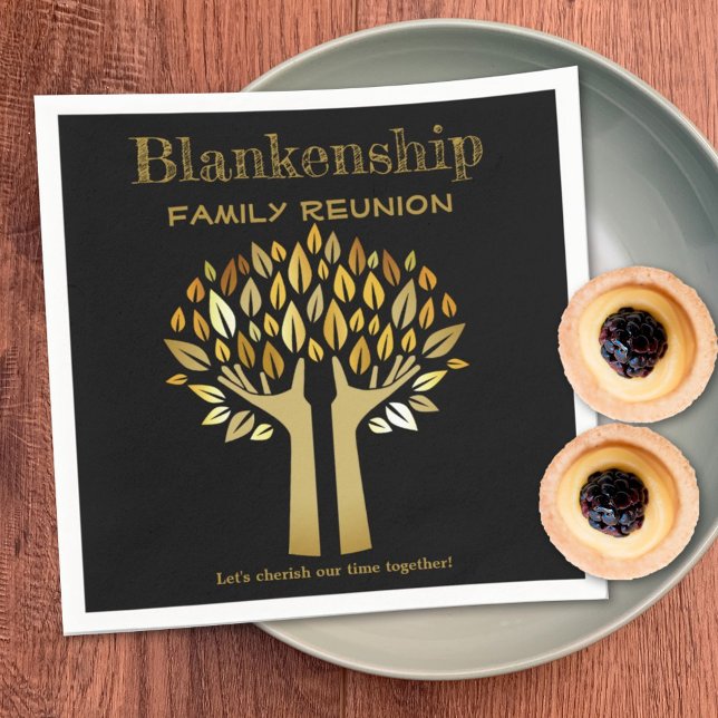 Handling Up Tree Blätter Family Wiedersehen Essent Serviette (Von Creator hochgeladen)