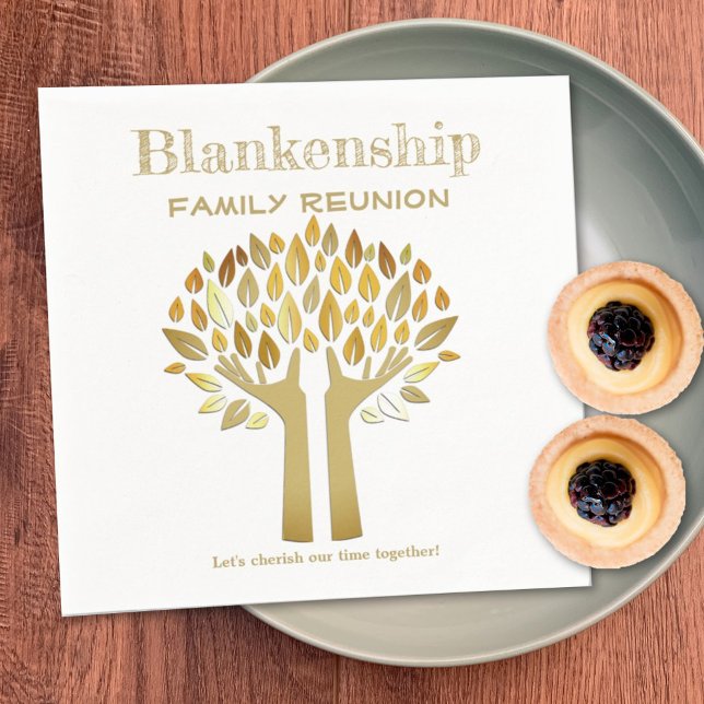 Handling Up Tree Blätter Family Wiedersehen Essent Serviette (Von Creator hochgeladen)