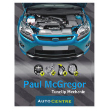 Handlung konzentriert - TuneUp Mechanic Flyer