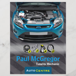 Handlung konzentriert - TuneUp Mechanic Flyer