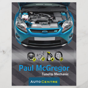 Handlung konzentriert - TuneUp Mechanic Flyer