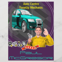 Handlung konzentriert - TuneUp Mechanic Flyer