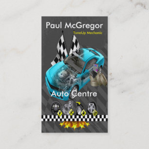 Handlung konzentriert/TuneUp Mechanic Geschäft Visitenkarte