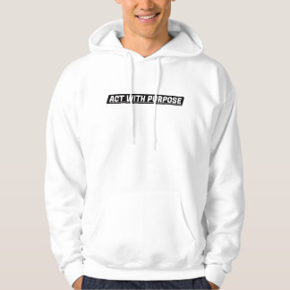 Handlung mit inspirierend Zweckbestimmung Hoodie