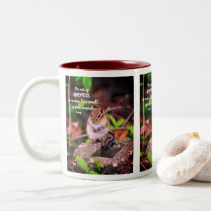 Handlungen des Kindesmissbrauchs, inspirierender C Zweifarbige Tasse