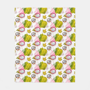 Handlungsfreiheit-strukturiertes Frucht-Muster Fleecedecke