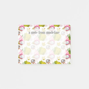 Handlungsfreiheit-strukturiertes Frucht-Muster Post-it Klebezettel