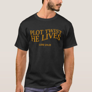 Handlungsstrang Er Lebt Christlich Lustig Ostern G T-Shirt