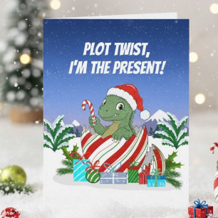 Handlungsstrang Ich bin der gegenwärtige Weihnacht Karte