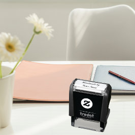 Handmade add name monogram permastempel