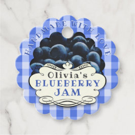 Handmade Blueberry Jam Geschenkanhänger