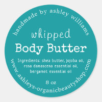 Handmade Body Butter Bio Business Green