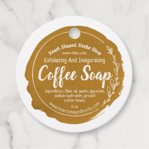Handmade-Business mit individuellem Coffee-Soap-Et Geschenkanhänger