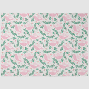 Handmade Christmas Dove of Peace Olive Branch Seidenpapier