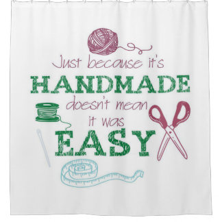 Handmade Crochet Owner Geschenk| Niedlich, liebevo Duschvorhang