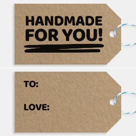 Handmade for you Gift Tag für Crafters Geschenkanhänger