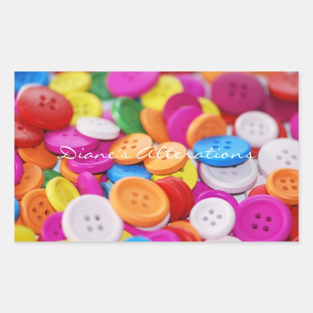 Handmade for you Label Rechteckiger Aufkleber (Vorderseite)