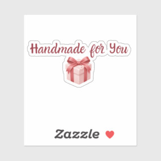 Handmade for You Sticker | Cute Gift Packaging Lab