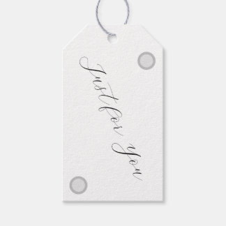 Handmade-Geschenkstempel - Just for You & Danke Geschenkanhänger
