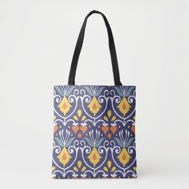 Handmade Ikat: Ethnic Boho Fabric (Vorderseite)