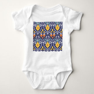 Handmade Ikat: Ethnic Boho Fabric Baby Strampler