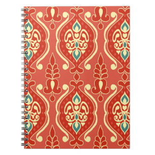 Handmade Ikat: Ethnic Boho Fabric Notizblock