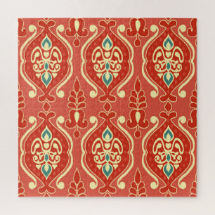 Handmade Ikat: Ethnic Boho Fabric Puzzle