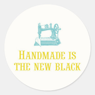 Handmade is the New Black Aufkleber
