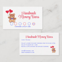 Handmade Memory Bären Business
