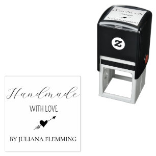 Handmade mit Liebe Business Personalisiert Permastempel