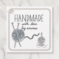 Handmade mit Liebe Knetgarn Vielen Dank