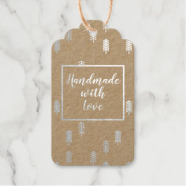 Handmade mit Liebe Mit Monogramm Business Info Geschenkanhänger