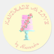 HANDMADE mit LIEBE personalisierter Tier Classic