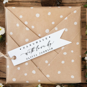 Handmade mit Liebe Script Heft Personalisiert Permastempel
