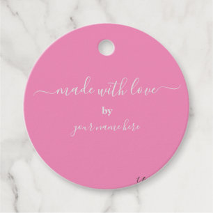 Handmade Simple Niedlich Trendrosa Geschenkanhänger