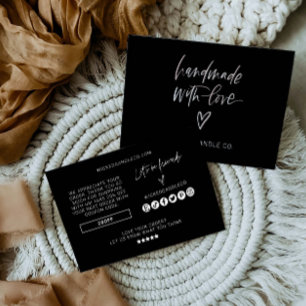 Handmade Small Business Packcard Vielen Dank