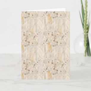 Handmade Textured Paper-look Rustic Greeting Card Karte