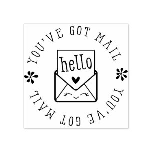 HANDMADE VERPACKUNG niedliche Umschlag Sie haben E Gummistempel