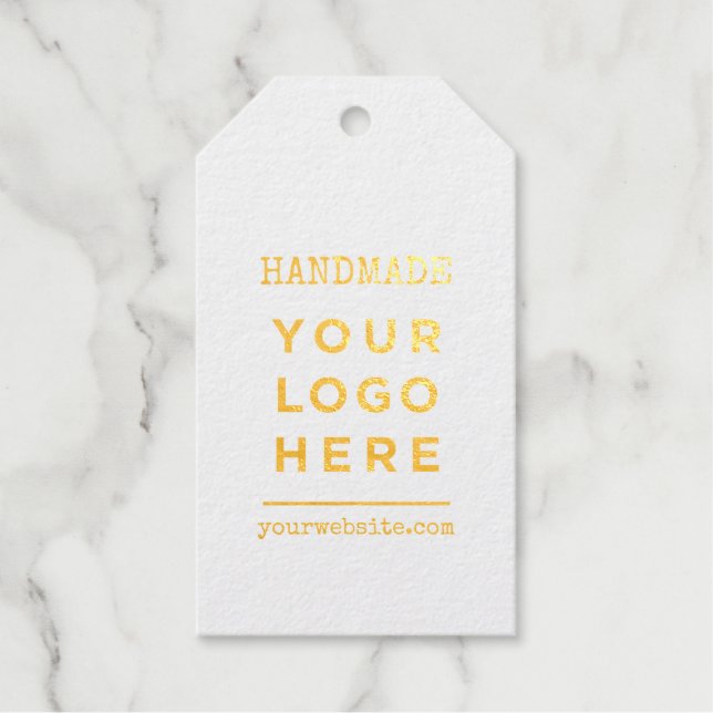 Handmade Website | Firmenlogo Geschenkanhänger (Vorderseite)