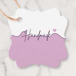 Handmade With Love Floral Small Business Packaging Geschenkanhänger