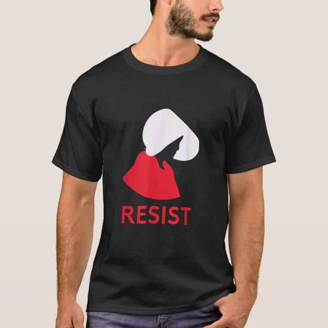 Handmaid Resist Feminist Protest T-Shirt (Vorderseite)